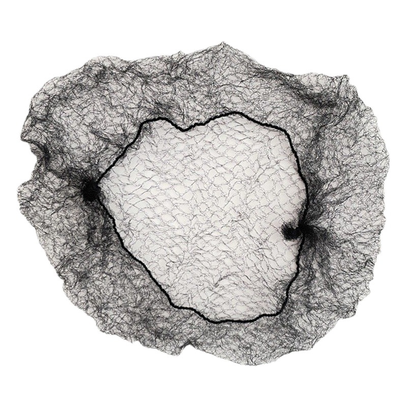 Black invisible hair net female flight attendant updo hair pocket stewardess long hair updo hair net cover artifact Hanfu ancient style headdress