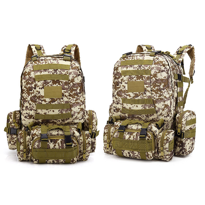 メーカー卸売多機能戦術登山バッグ屋外迷彩バックパックコンビネーションバッグトラベルバッグ軍事ファンバックパック