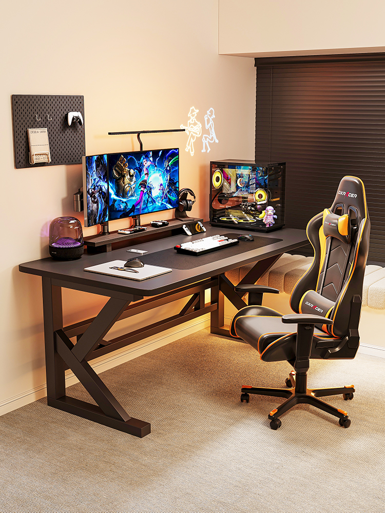 Desktop Computer Table Home Bedroom E-Sports Table Workbench Student Study Desk Simple Writing Desk