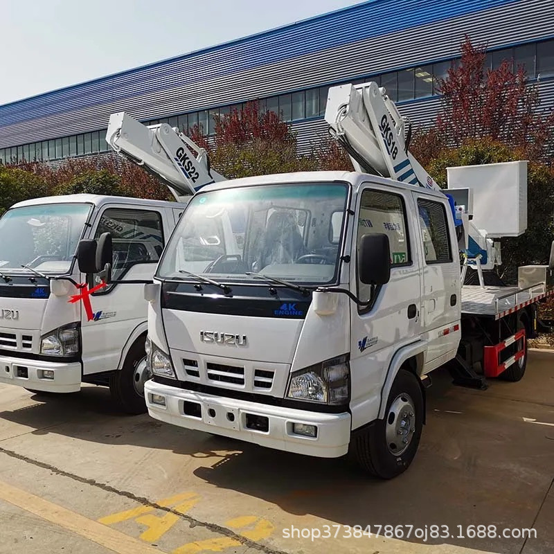 庆铃 五十铃高空作业车  100P 600P 出口五十铃非洲ISUZU 出口五