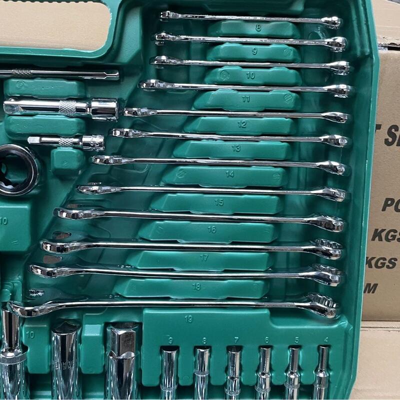 Minda Hardware 150 ピース自動車修理ツールセット車の修理セットソケットレンチ組み合わせツール修理|undefined