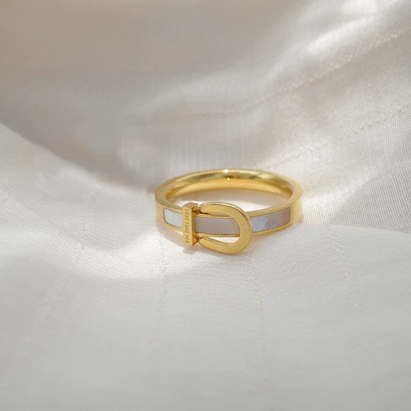 Golden belt, buckle