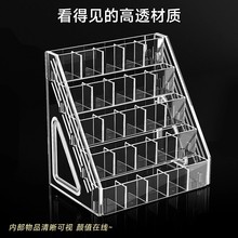 笔架水彩笔大容量亚克力分格笔筒书桌面画笔置物架马克笔展示架