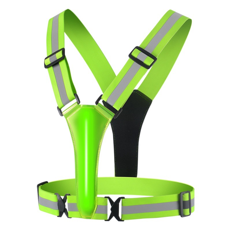 Chaleco reflectante de seguridad USB directo de fábrica LED noche corriendo a caballo chaleco reflectante