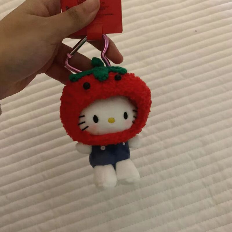 番茄小丸子头套hellokitty包包挂件凯蒂猫kt猫书包挂饰品公仔玩偶|undefined