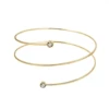 19-Golden three circles with diamonds