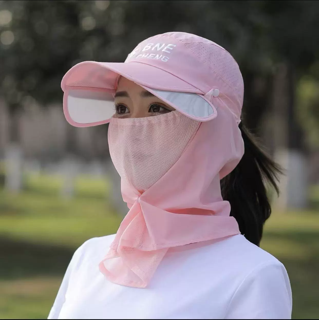 Summer sun hat, cloak, thin mask, sun protection, new collection