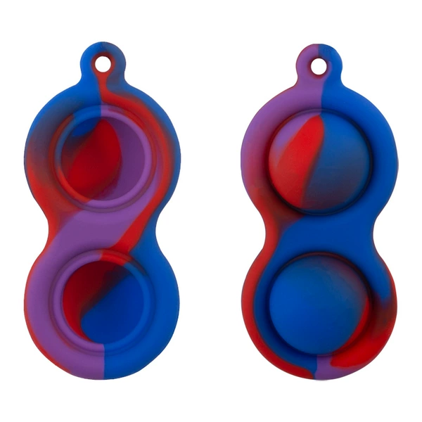 Circle 8 characters (blue + red + purple)