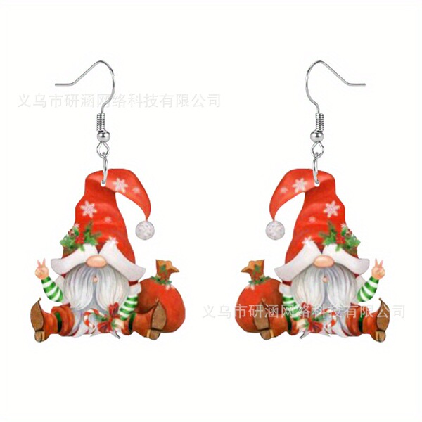 Acrylic cute earrings for St. Valentine's Day