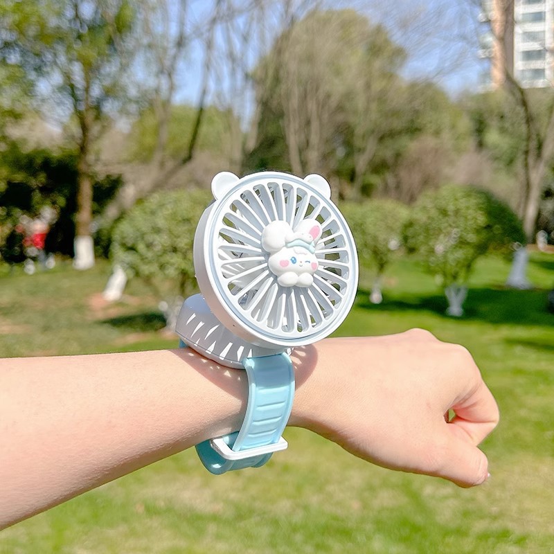 깜박이는 흰 토끼 - 파란색, 무료 USB 충전 케이블