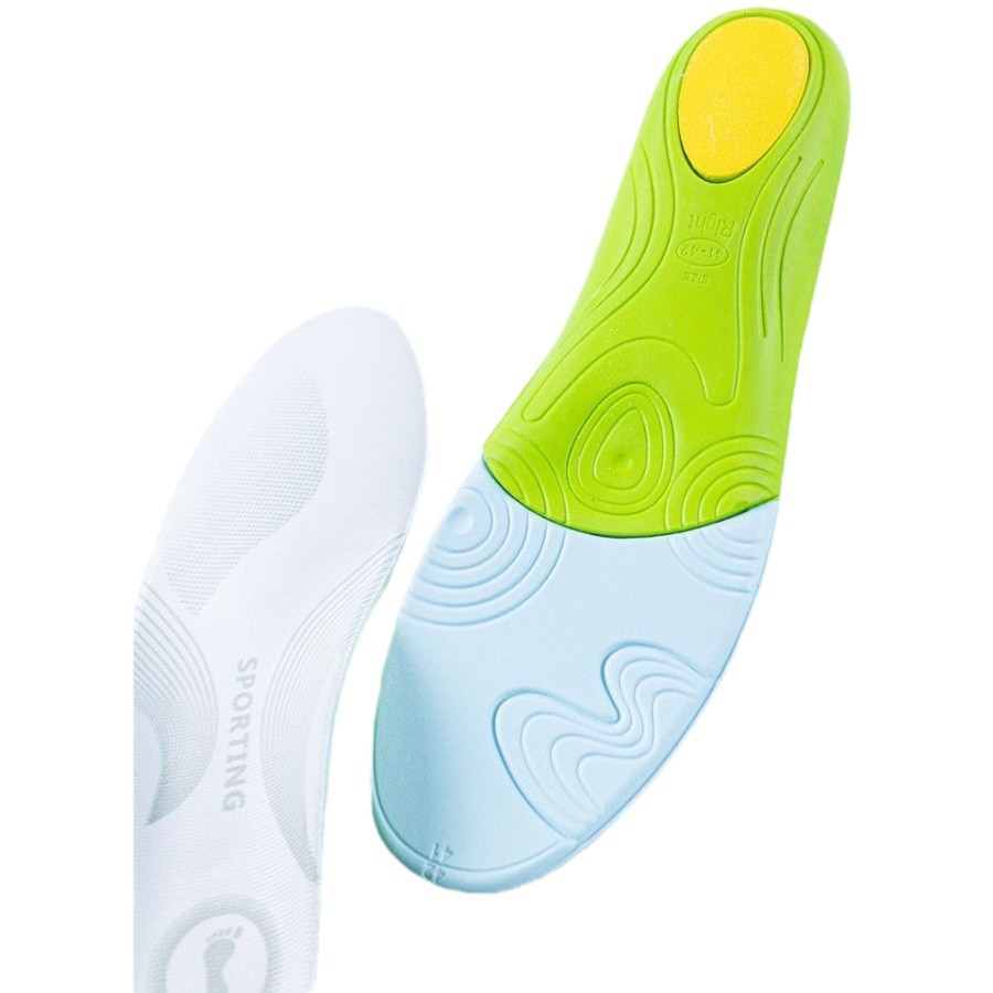 Plantilla de arco absorbe sudor y respiración, amortiguador, antibacteriano y desodorante, bala suave no cansada, soporte de la planta para hombres y mujeres