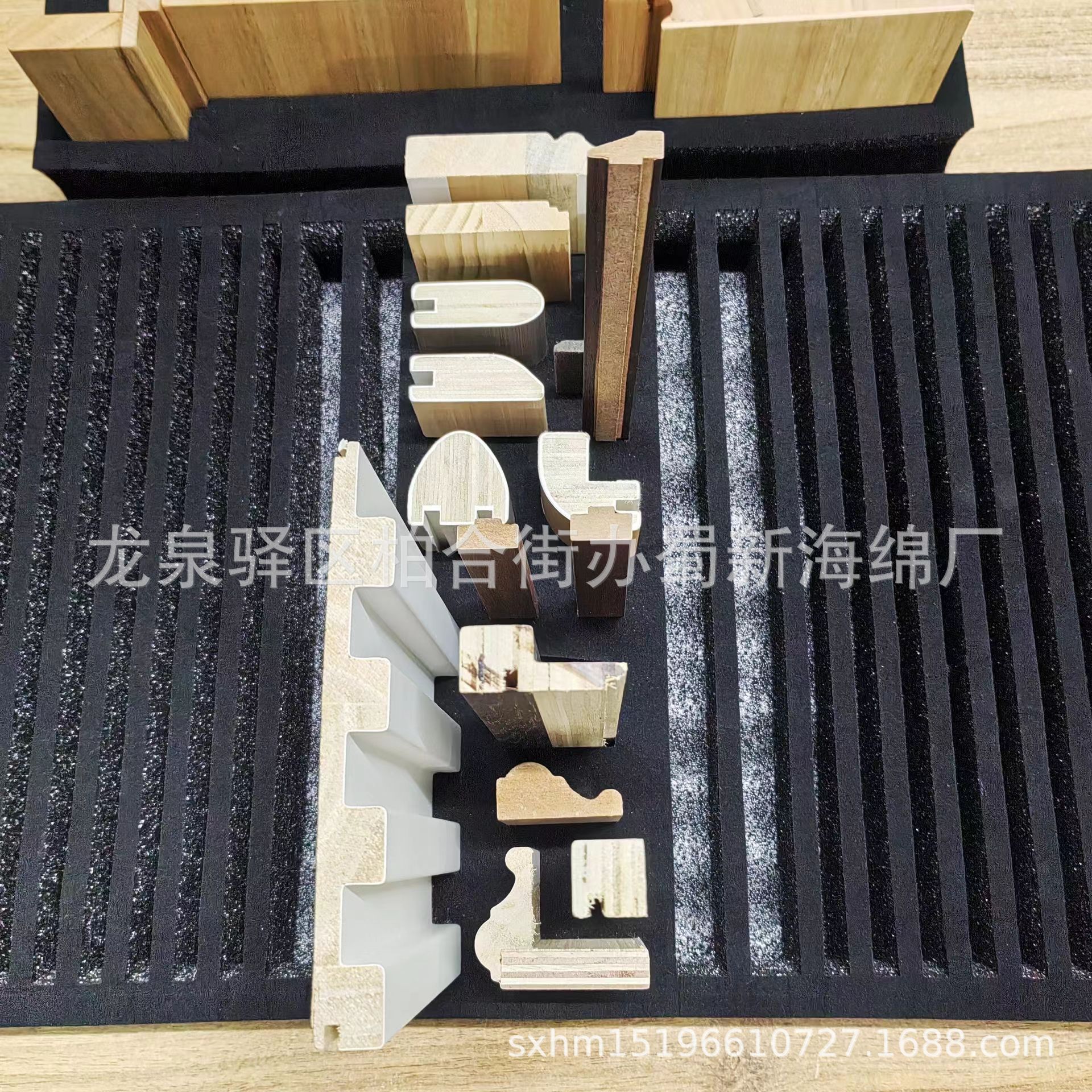 厂家供应黑色珍珠绵表黑绒成型艺术品包装缓冲泡沫/珍珠棉包装