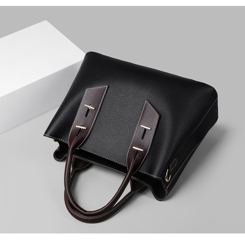 Women's Handle Bag Messenger Bag Wide Strap Stylish Commuter Bag_voghion.com