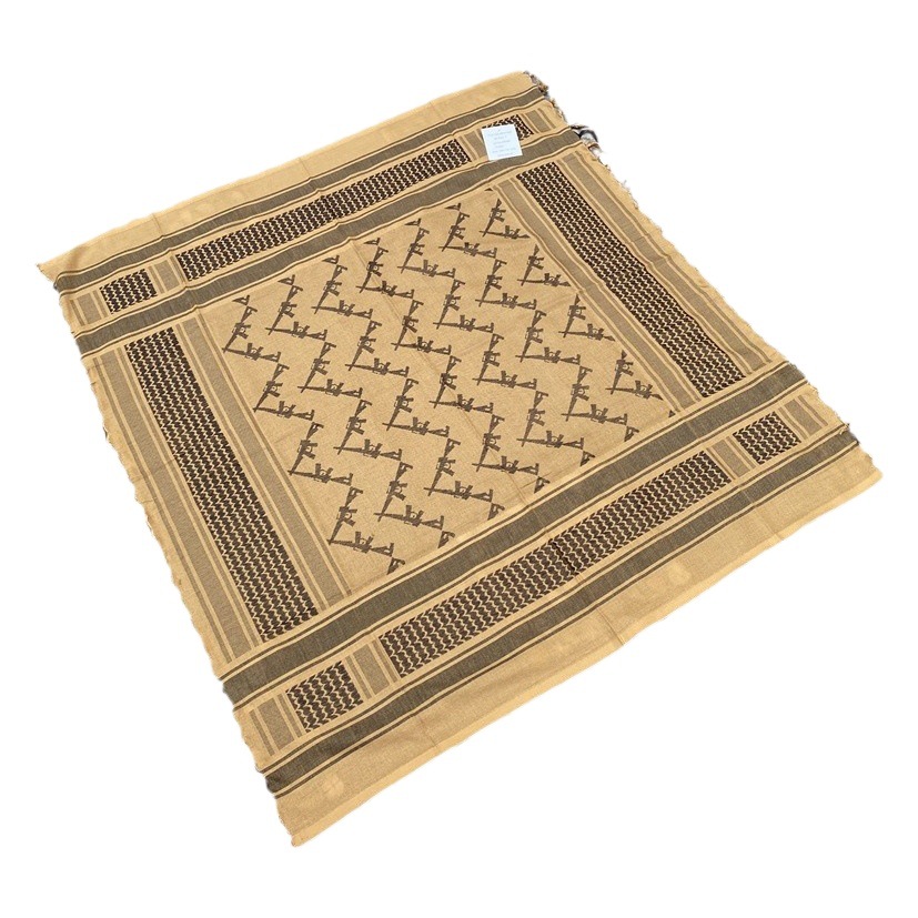 軍鷹クロスボーダーアラブマフラー迷彩方巾軍迷屋外大方巾巾巾流蘇頭巾春夏