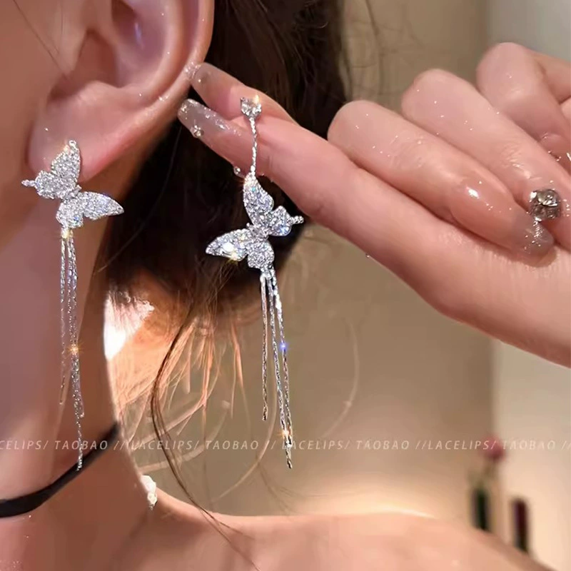 Серьги из серебра 925 с жемчужным бантиком, микровклейка цирконием, стиль 2026