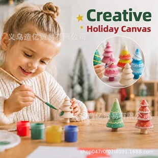 �羳��ƷDIY Wooden Christmas Tree Setľ���}�Q�����b�׼�
