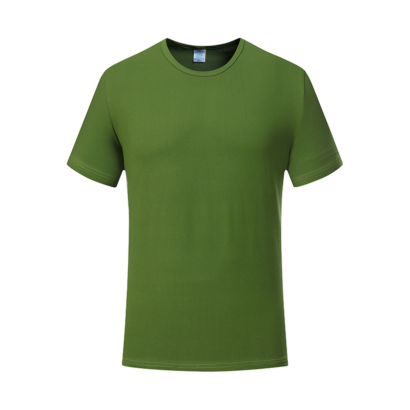 200g camiseta modal en blanco cuello redondo camisa de publicidad de manga corta impresión de transferencia de sublimación camisa cultural ropa de clase impresa ropa transfronteriza