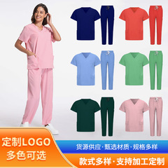 男女兼用手洗い服、ドクターユニフォーム、手術着、美容医療作業服、手術室伸縮性速乾手洗い服セット