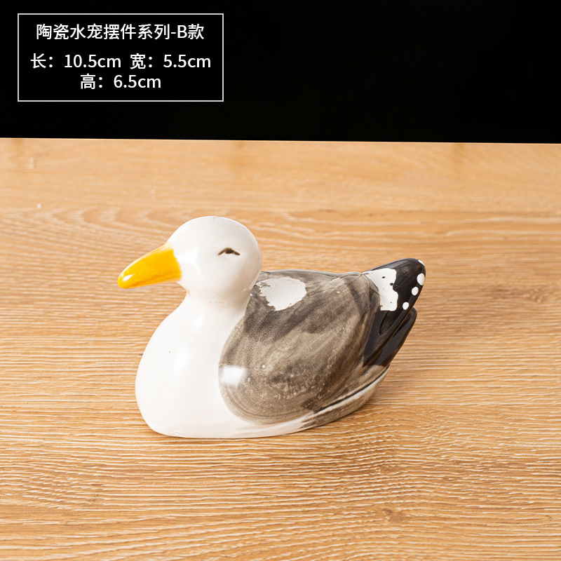 Adorno Flotante de Cerámica para Peceras y Decoración de Té