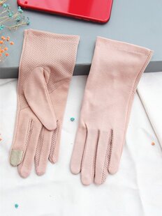 Sun Protection Gloves for Women, Uv Protection, Driving and Cycling, Summer Pure Cotton, Touch Screen, Thin, Breathable, Non-Slip, Cycling Hand Guards, Spring