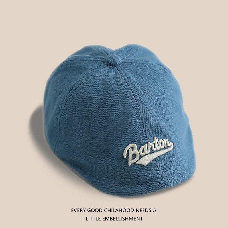 Sombreros para bebés coreanos primavera y otoño delgados estilo extranjero boina versátil para niños sombreros de boca de pato para niñas sombreros de verano hacia adelante