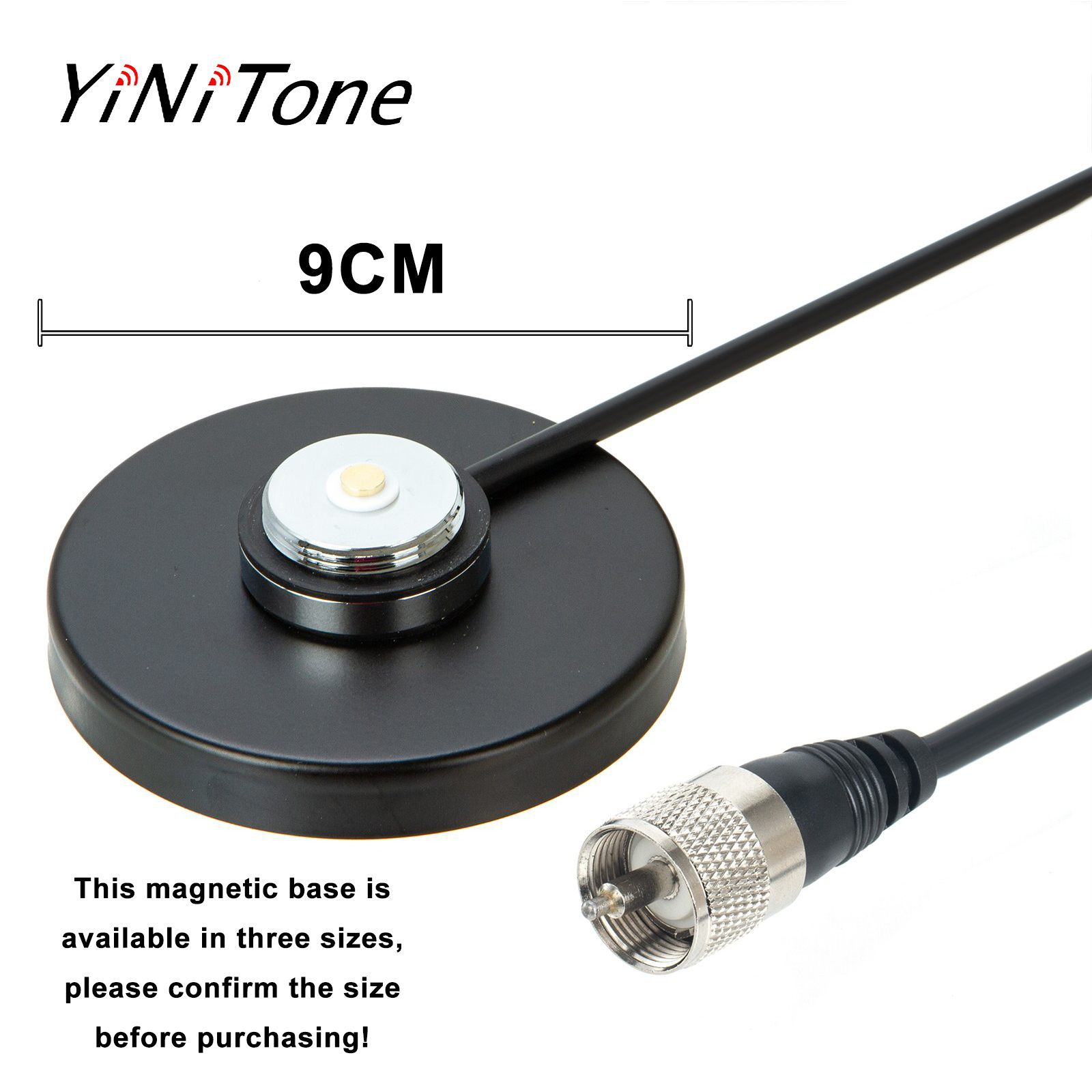 Nb90 negro 5 M NMO pequeña ventosa NMO coche antena traje coche walkie-talkie antena con ventosa combinación