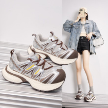 老爹鞋女鞋潮2025秋季新款时尚百搭增高厚底低帮运动休闲鞋女潮鞋