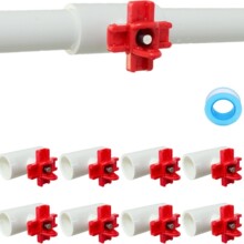 亚马逊跨境爆品鸡用饮水器小鸡弹簧自动喂水器加厚三通喂水器雏鸡