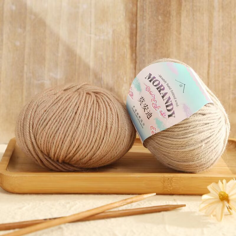 Sister Su Su's Same Style Moandi Medium-Thick Wool Yarn Can Be Feltinged, DIY Handmade Weaving Felting Bag Material Kit Sister Su Su's Same Style Moandi Medium-Thick Wool Yarn Can Be Feltinged, DIY Handmade Weaving Felting Bag Material Kit