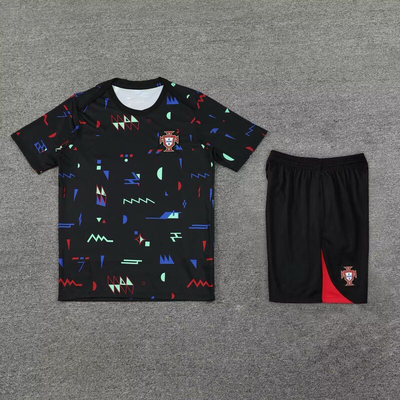 工場直販 新型 バルセロナ スポーツトレーニングウェア サッカーユニフォームセット メンズ サッカーユニフォーム 卸売 通気性|undefined