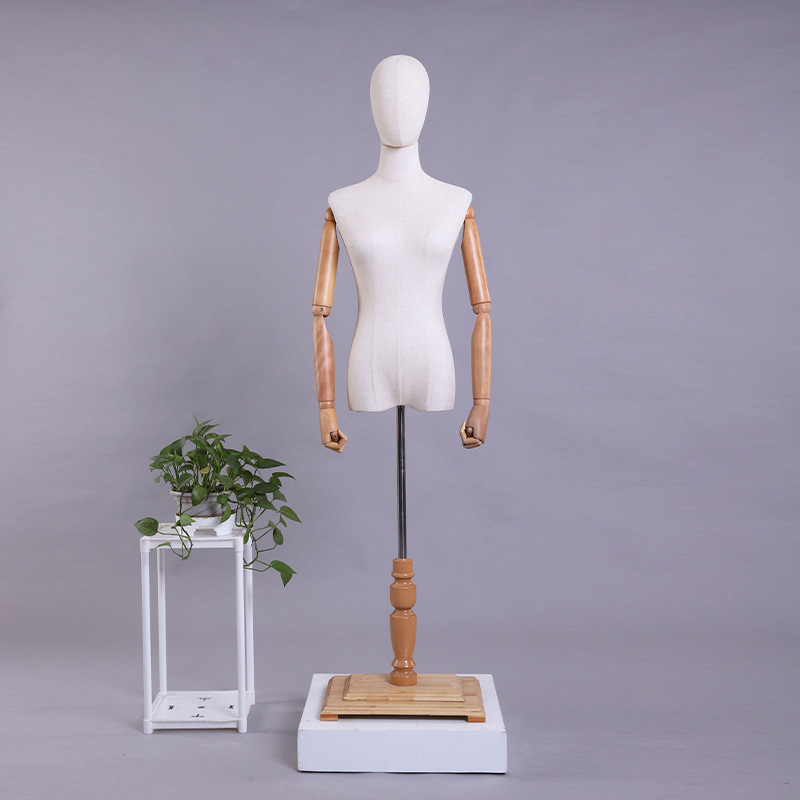 Maniquí Femenino de Cuerpo Completo con Base de Madera para Escaparate y Vestidos de Novia image 6