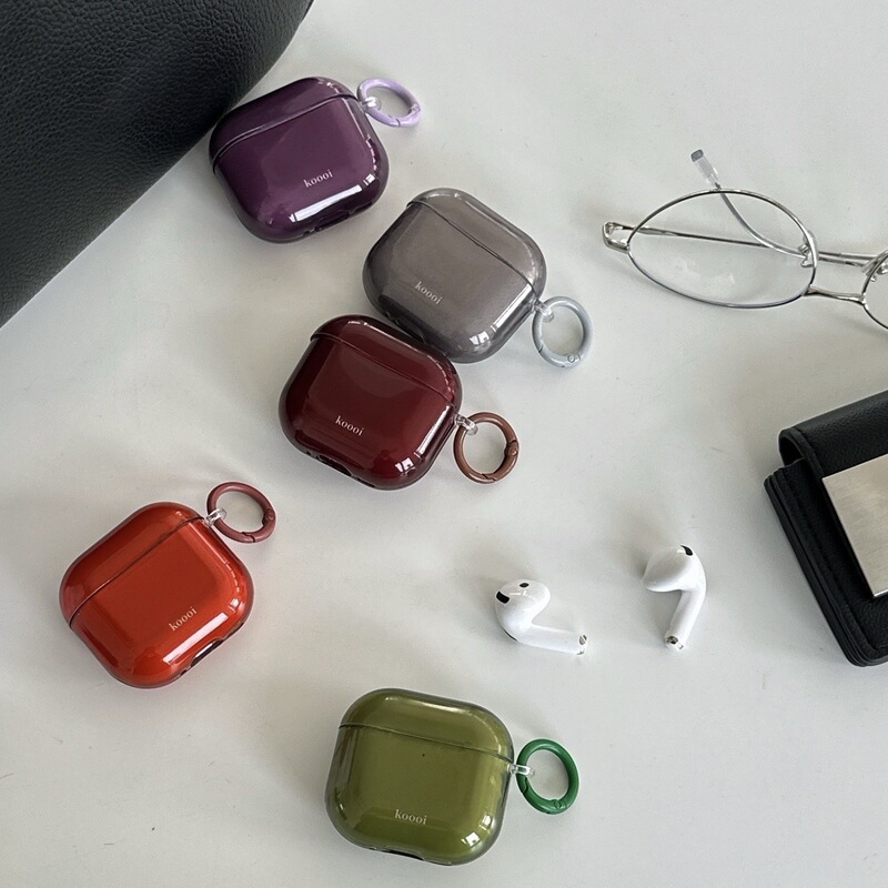 Ins Style Simple Transparent Pure Color Airpods4/3 Headphone Protective Cover Suitable for Apple Pro3 Bluetooth Headphone Case