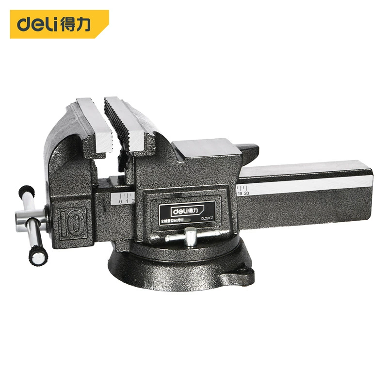 Настольные тиски Deli DL2910Z 10inch Многофункциональные прецизионные настольные тиски промышленного класса, зажим для верстака.
