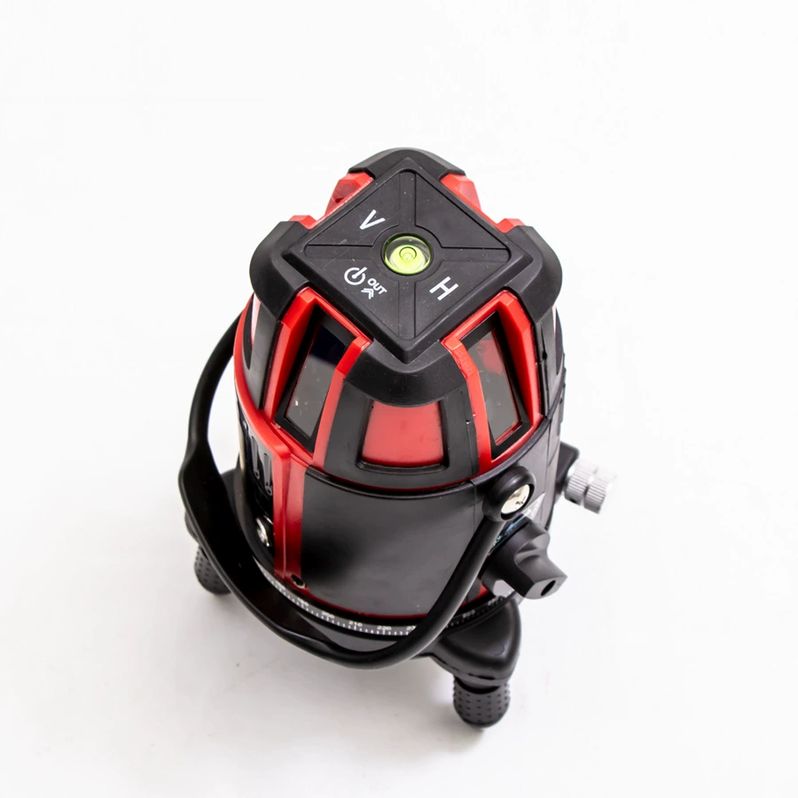 Laser Level (Hilda) 5-line Self-leveling, Red/Green/Yellow Laser, Separate Battery Option