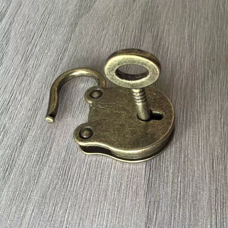 Китайский стиль Античный багаж маленький замок ретро милый ноутбук ключ Бронзовый багажный замок