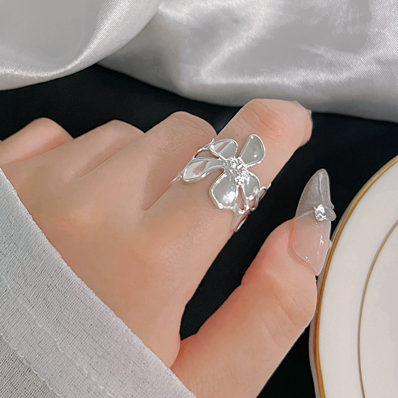 Кольцо 925 серебро, ретро-дизайн, легкая роскошь указательный палец, высококачественная отделка