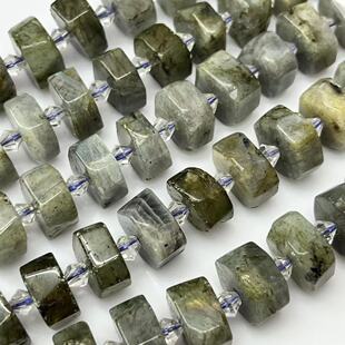�W��ʯ 7-8X14mm �Ƕ���P���Ӹ�Ƭ ��Ҏ�t ��Ƭ Stone Beads