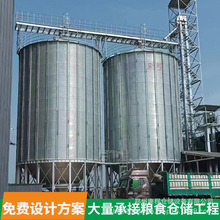 小麦储存罐产地货源 适用于饲料厂豆粕散装仓 占地小200吨储粮罐