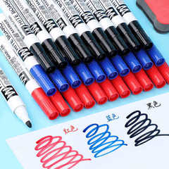 Whiteboard Erasable Children's Markers Black Large Capacity Teacher Red Blue Black Water-based Highlighters Easy-to-Erase Drawing Pens
