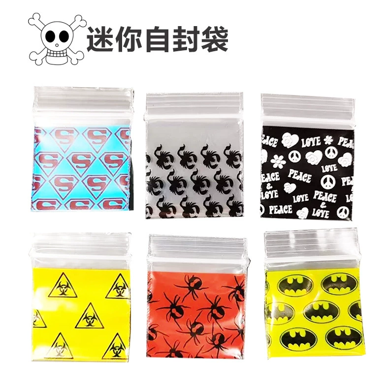 Мини-сумка на молнии прозрачная сумка полиэтиленовый пакет небольшого размера Компактный пакет PE завод Apple Color небольшой размер сумка на молнии