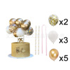 Metal nail sequins, balloon, jewelry, decorations, suitable for import, new collection, 5inch