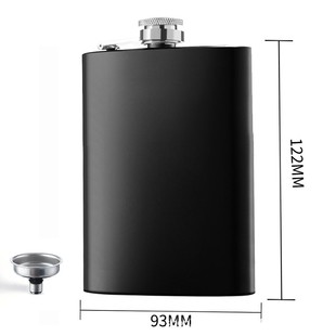 Stainless Steel Wine Bottle Stainless Steel Portable Outdoor Small Flat Wine Bottle Wine Bottle Cross-Border Supply Portable Wine Bottle