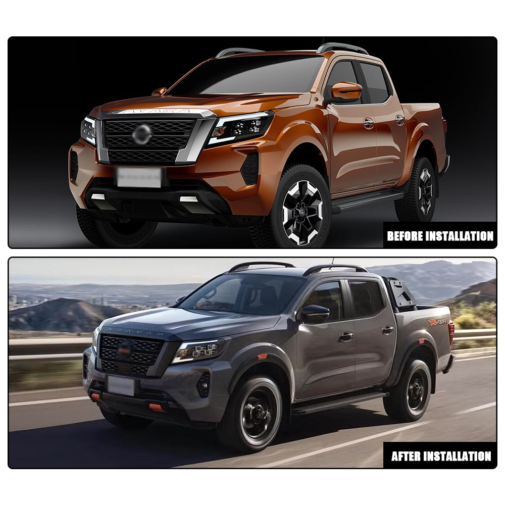 Aplicable a Nissan 21 - 24 años nuevo NAVARA FRONTIER NP300 lámpara de niebla delantera lámpara de barra de luz de día