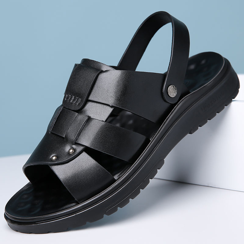 New non-slip men's sandals for summer, casual outdoor wear, waterproof, thick-soled, wear-resistant, breathable beach shoes, dual-use sandals and slippers New non-slip men's sandals for summer, casual outdoor wear, waterproof, thick-soled, wear-resistant, breathable beach shoes, dual-use sandals and slippers