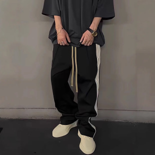 Main Line FOG CRAZY FEAR OF GOD American Style Trendy Brand Men's and Women's Straight Casual Sports Wide Leg Pants