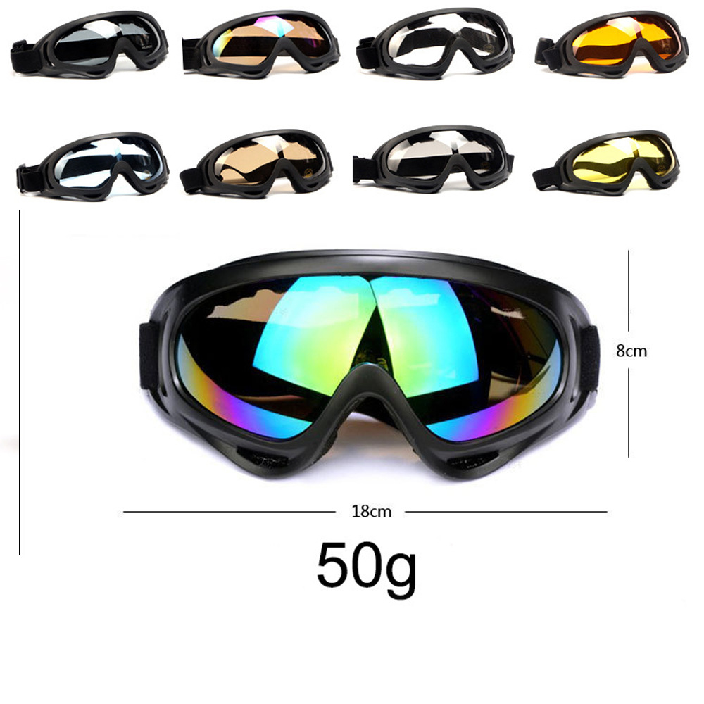 Occhiali unisex Montatura colorata Occhiali da sci multicolori Occhiali da moto Occhiali da lavoro Occhiali da adulti_voghion.com