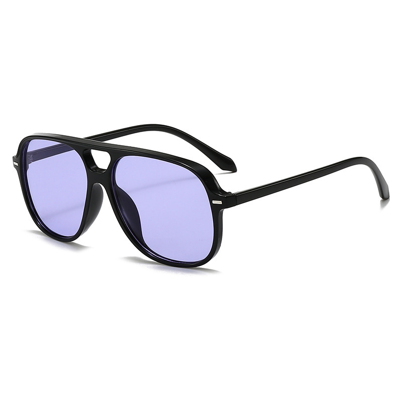 欧美双梁太阳镜男时尚蛤蟆圆框墨镜跨境个性豹纹框眼镜sunglasses|undefined