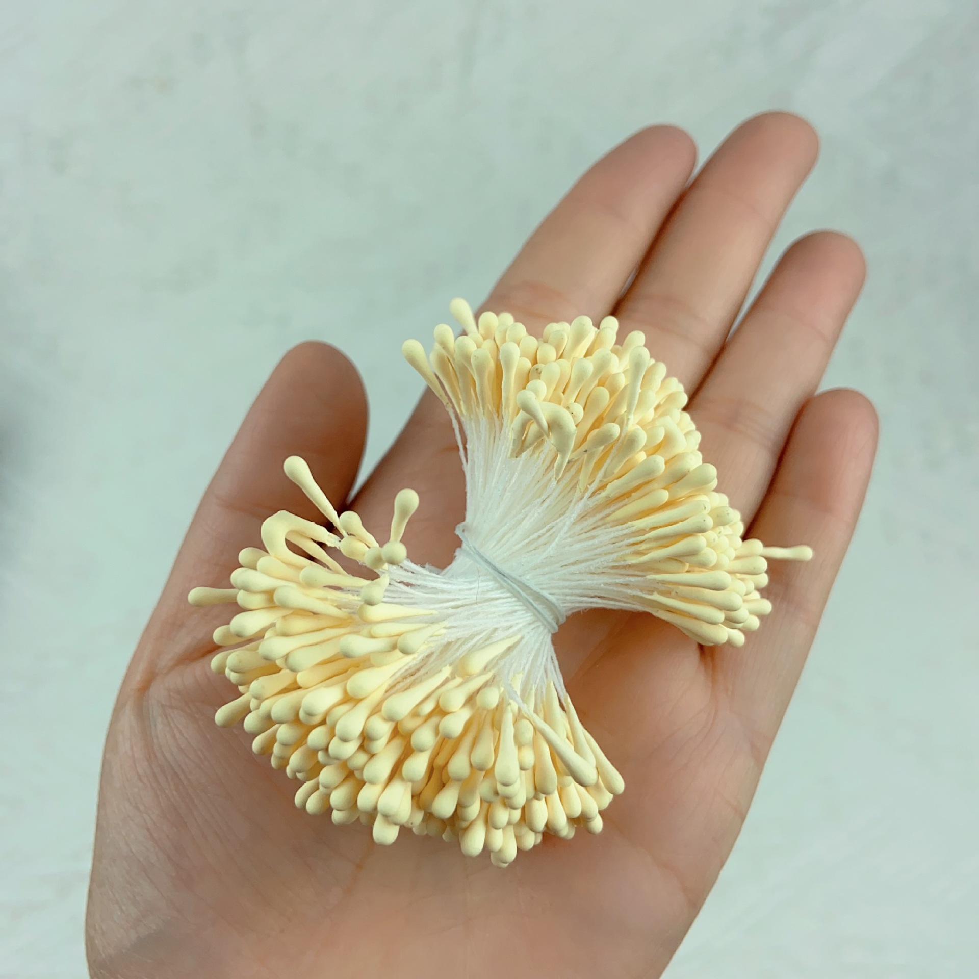 Twisted stick macaron color súper denso hecho a mano tiras de lana niños DIY juguetes educativos arte ramo paquete material al por mayor