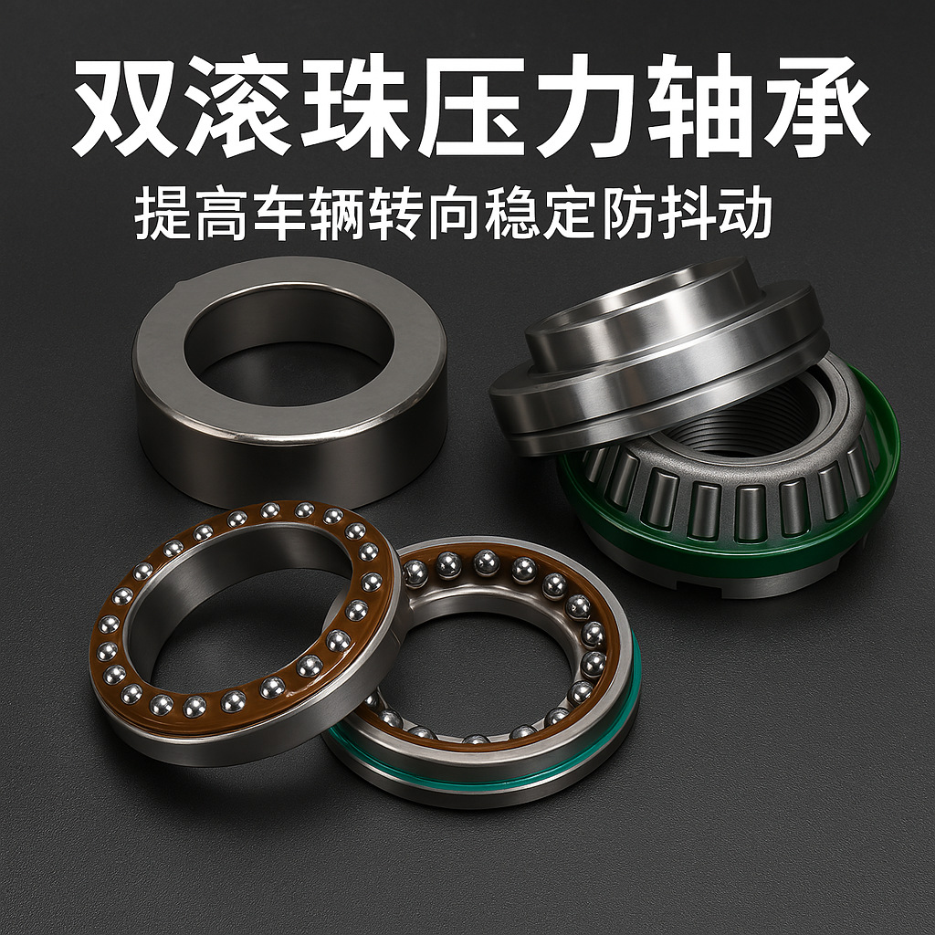 双滚珠轴承雅迪X5九号M/N小牛NXT极核AE5i三星柱压力轴承转向波盘