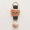 Black -gray (with hole wooden cap) flat coffee color bears